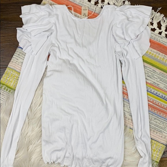 NWT We The Free Free People ruffle top small - Picture 5 of 5